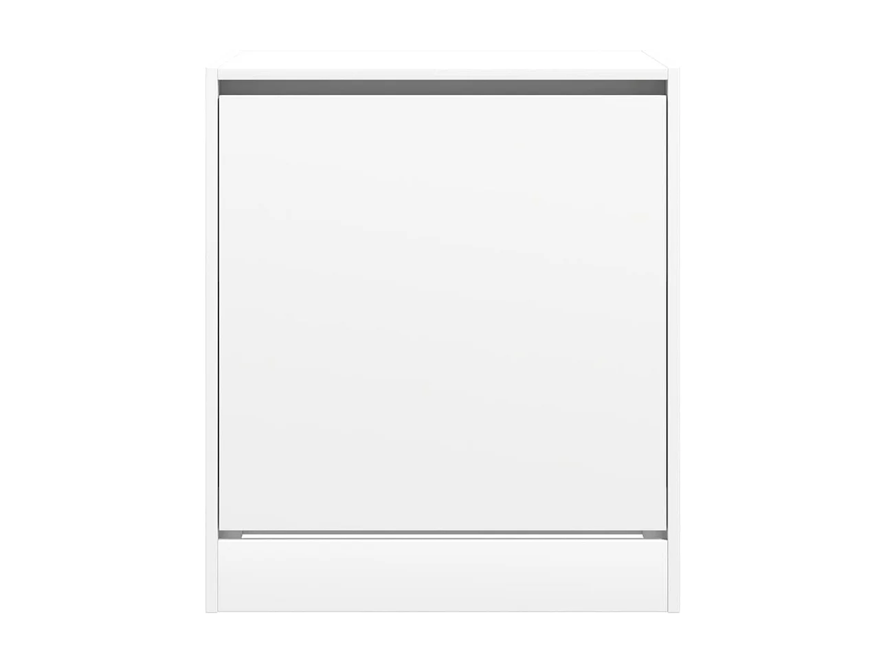 Zapatero blanco 60x42x69 cm de madera contrachapada