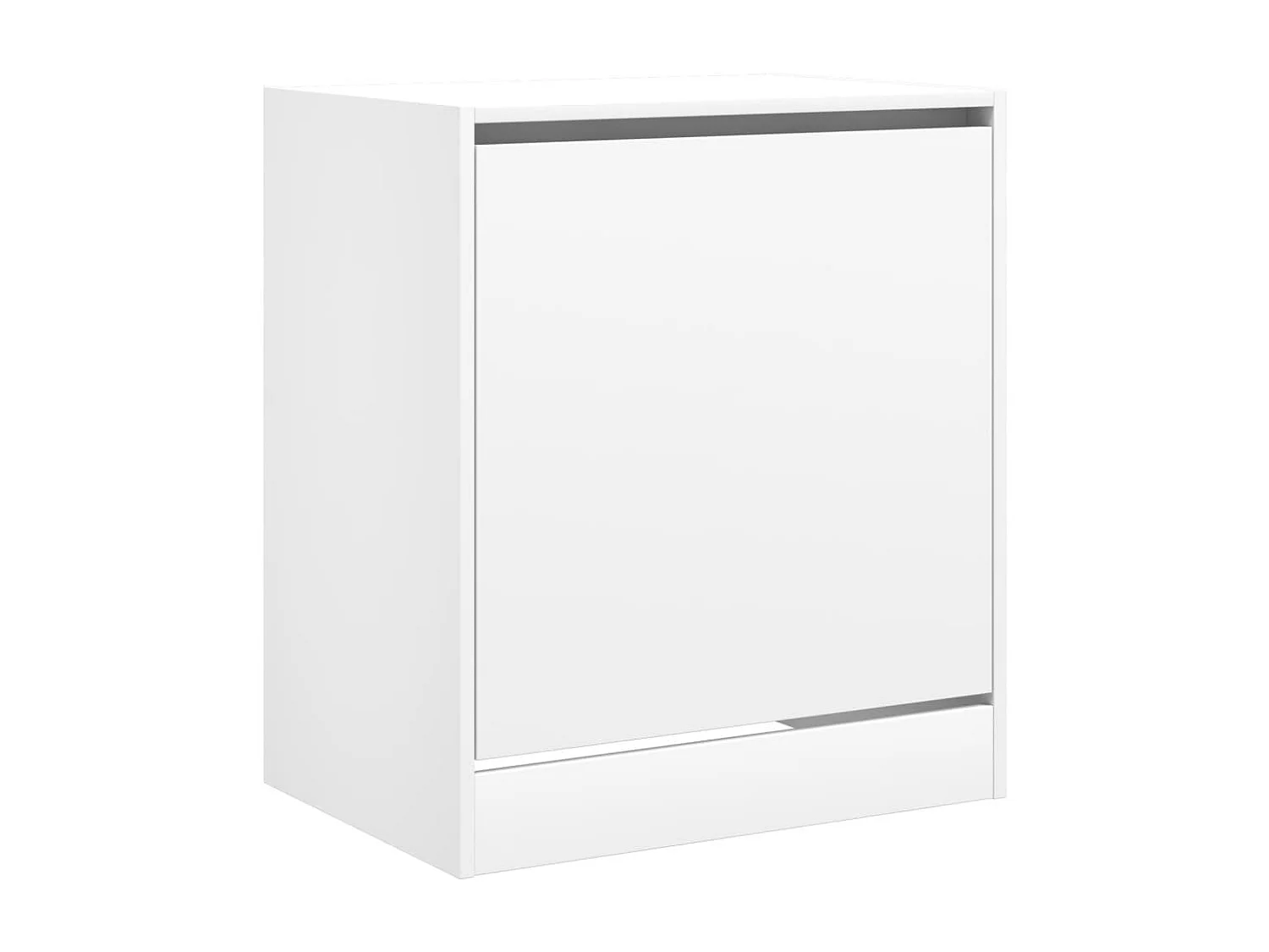 Zapatero blanco 60x42x69 cm de madera contrachapada