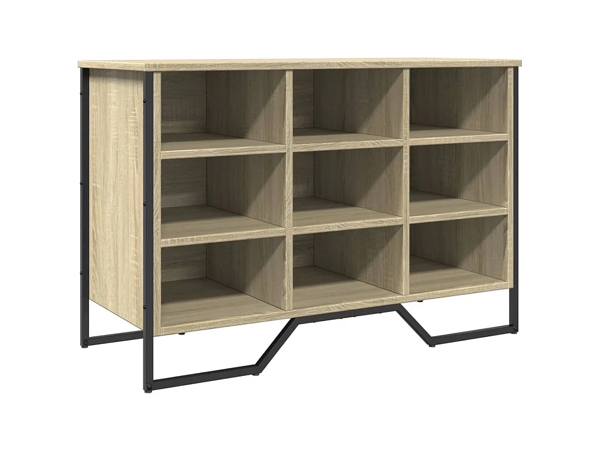 Armoire à chaussures chêne sonoma 90x38x61,5 cm bois ingénierie