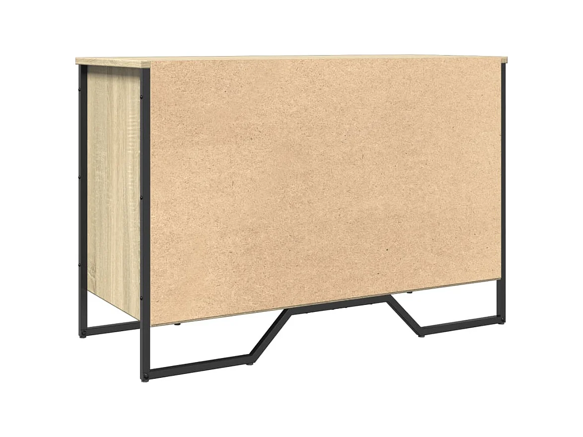 Armoire à chaussures chêne sonoma 90x38x61,5 cm bois ingénierie