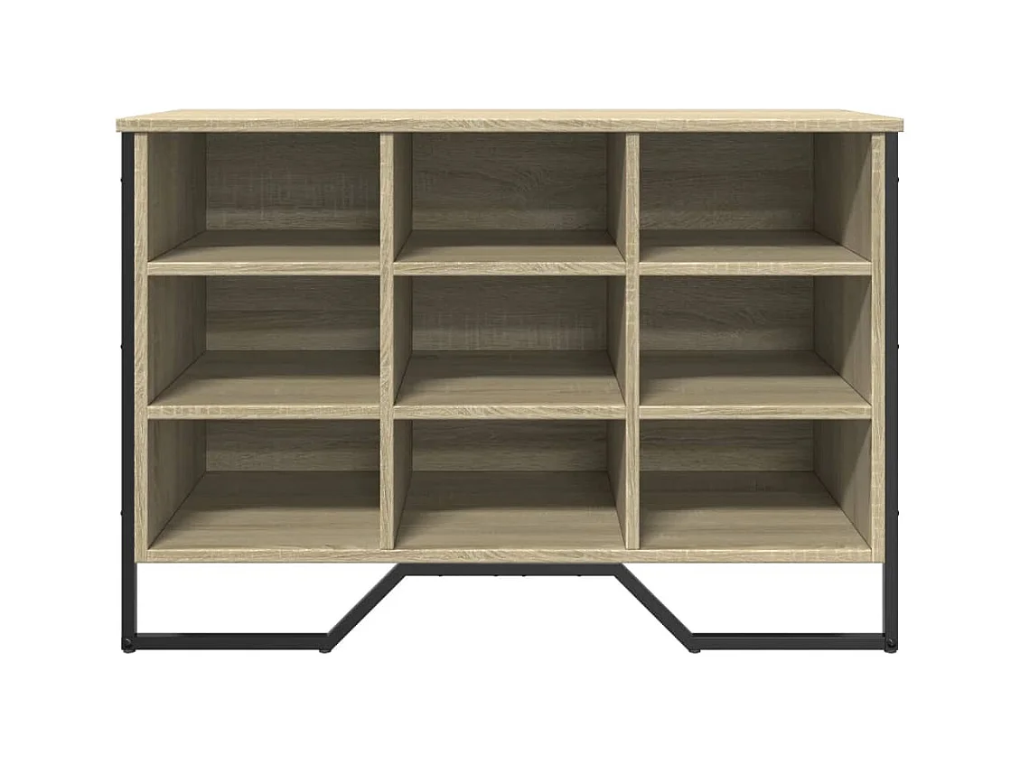 Armoire à chaussures chêne sonoma 90x38x61,5 cm bois ingénierie