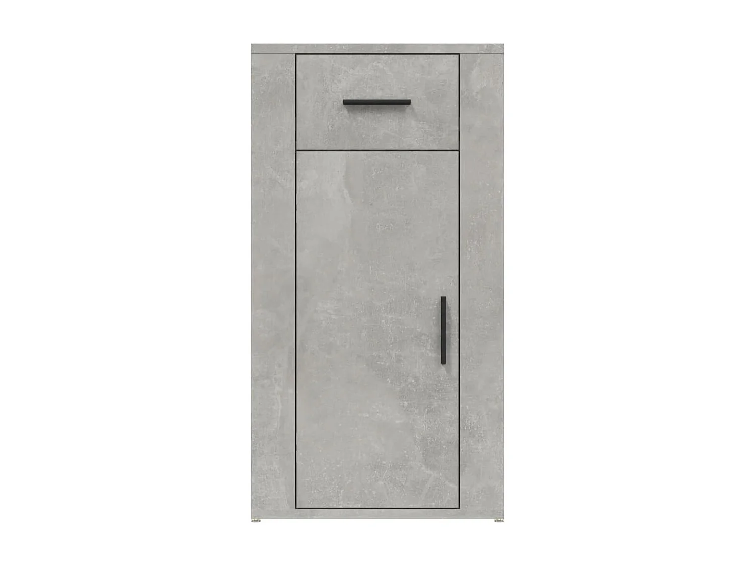 Armadio da ufficio Grigio cemento 40x49x75 cm MDF