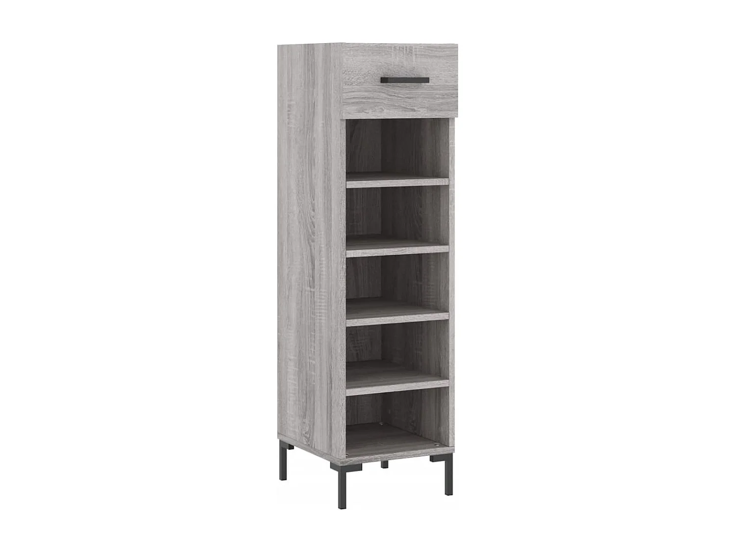 Meuble à chaussures sonoma gris 30x35x105 cm bois d'ingénierie