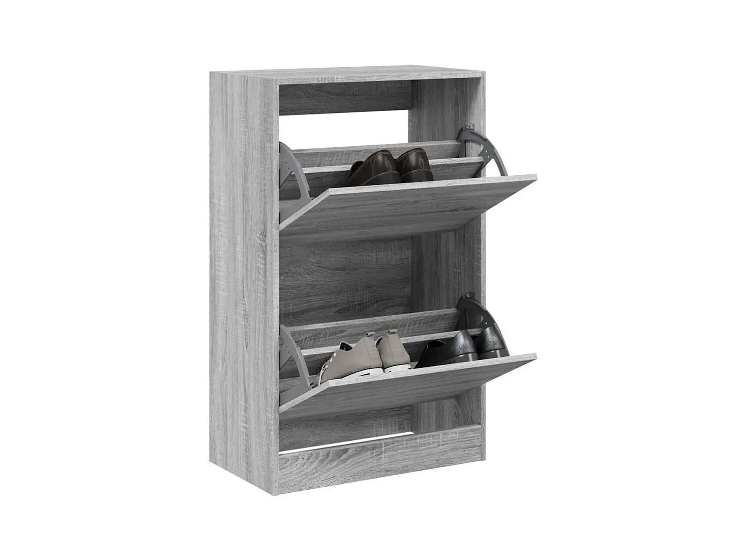 Schuhschrank sonomagrau 60x34x96,5cm Holzwerkstoff
