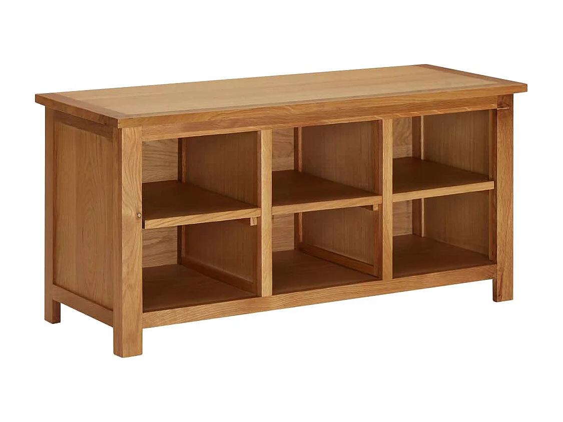Étagère à chaussures 90x37x45 cm Bois de chêne solide