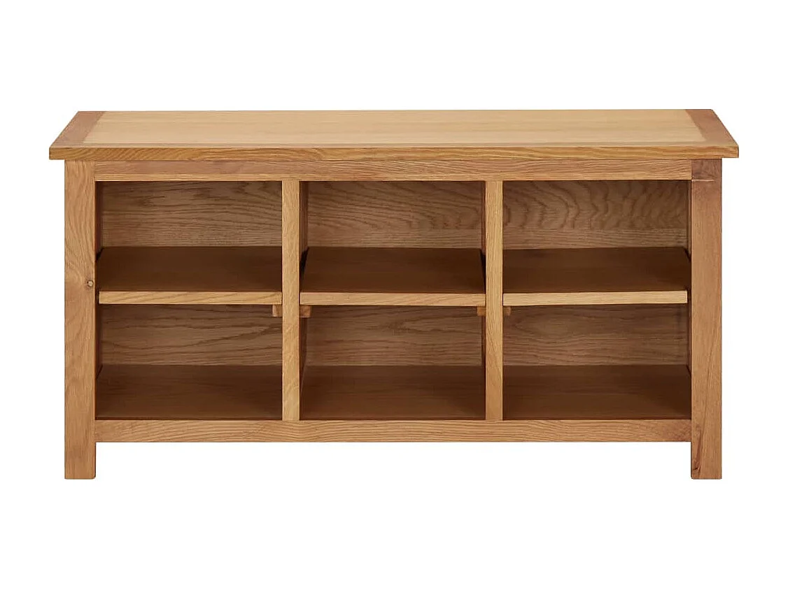 Étagère à chaussures 90x37x45 cm Bois de chêne solide