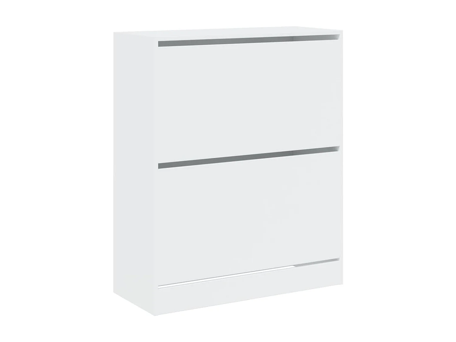 Zapatero blanco 80x34x96,5 cm de madera contrachapada