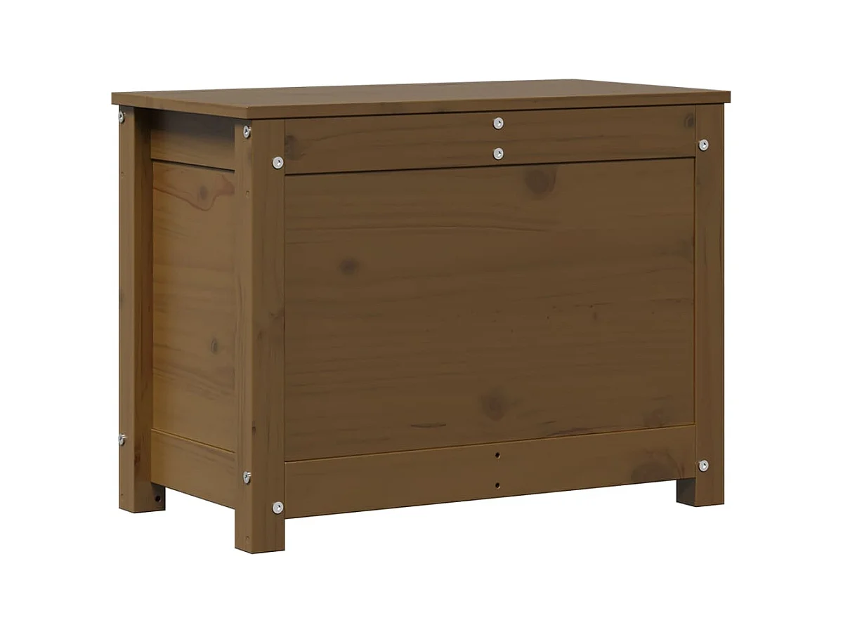 Opbergdoos Honingbruin 60x32x45,5 cm Massief grenenhout