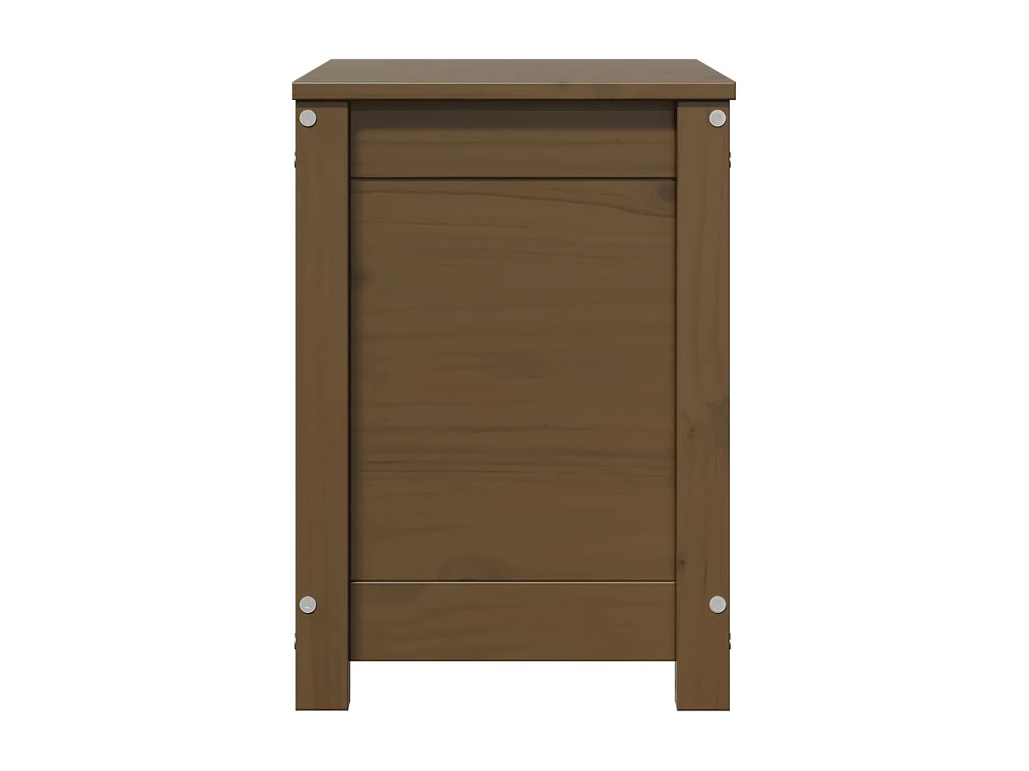 Boîte de rangement Marron miel 60x32x45,5 cm Bois massif de pin