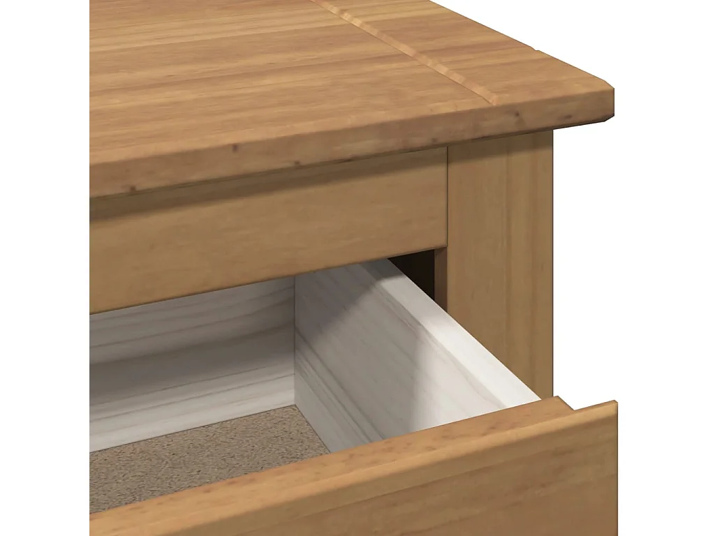 Scarpiera Panama 80x35x105 cm in legno massello di pino