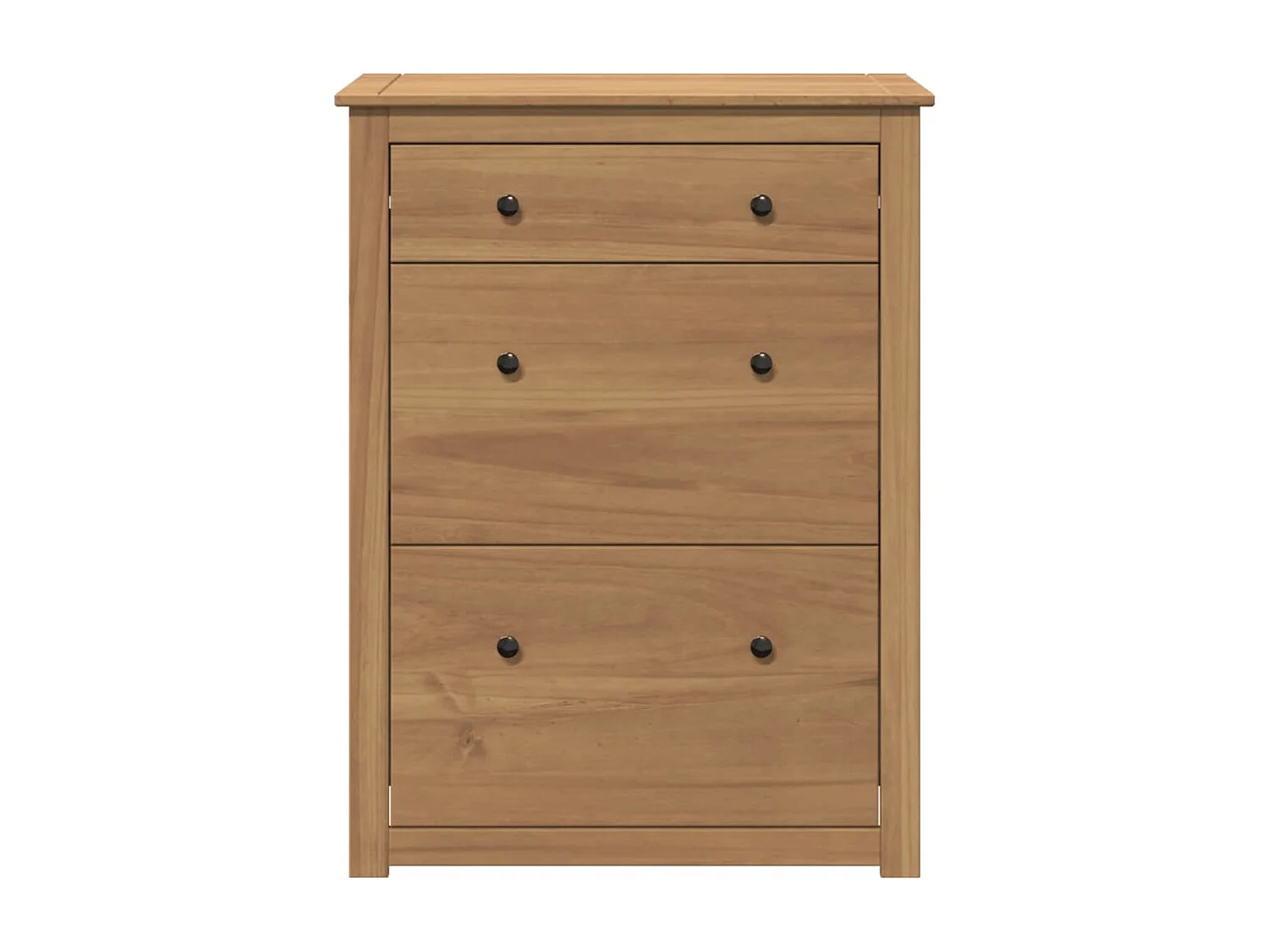 Armoire à chaussures Panama 80x35x105 cm bois de pin massif