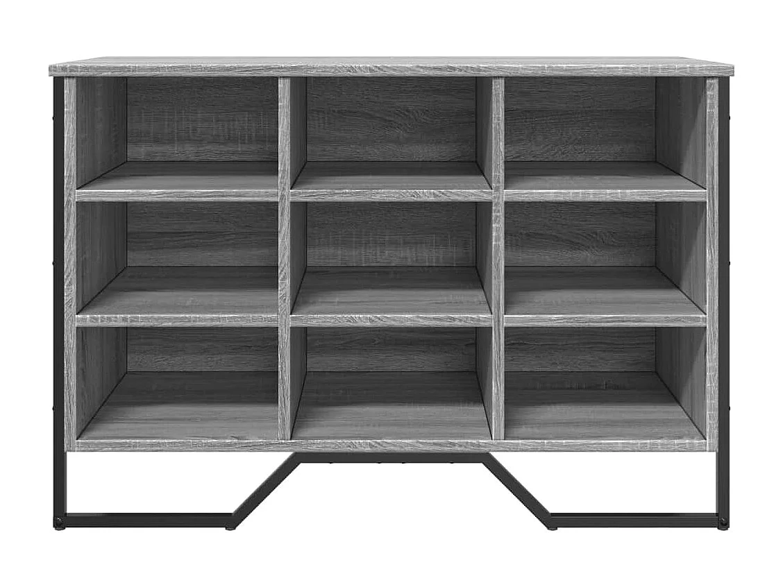 Scarpiera Sonoma grigio 90x38x61,5 cm in MDF