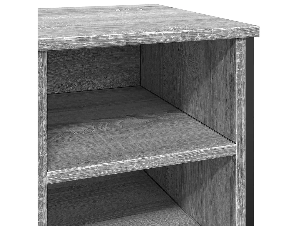Scarpiera Sonoma grigio 90x38x61,5 cm in MDF