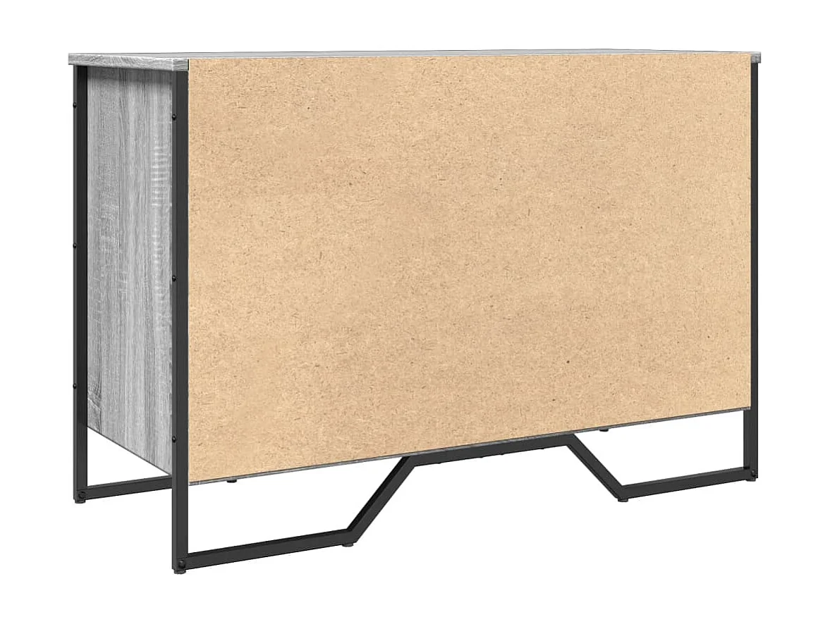 Schoenenkast sonoma grijs 90x38x61,5cm samengesteld hout