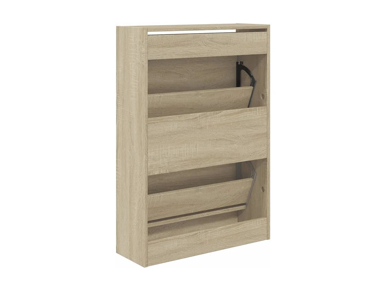 Armoire à chaussures chêne sonoma 60x21x87,5 cm bois ingénierie