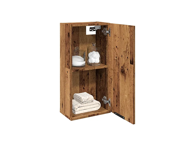 Armoire de salle de bain murale chêne artisanal 32x20x67 cm