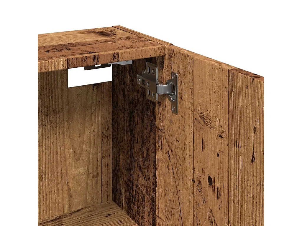 Armoire de salle de bain murale chêne artisanal 32x20x67 cm