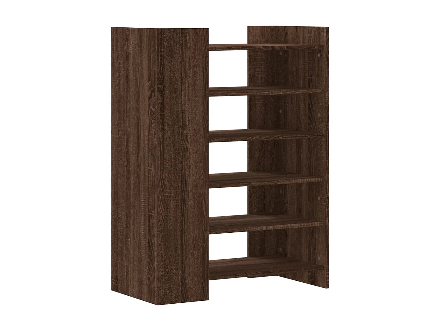 Armoire à chaussures chêne marron 74,5x37,5x100 cm