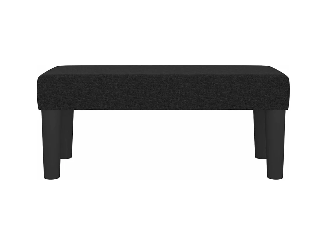 Banco Preto 70x30x30 cm Tecido