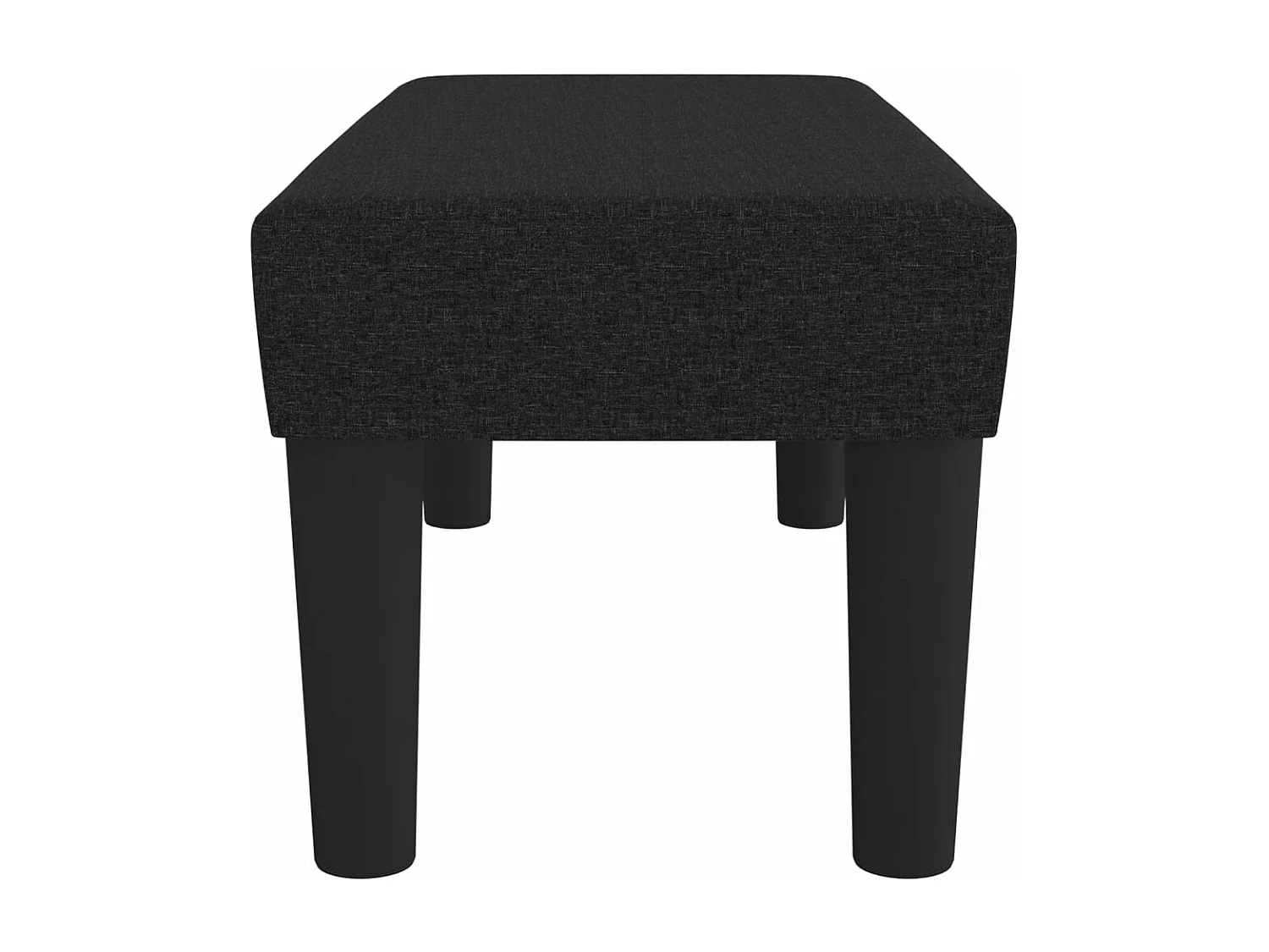 Banc Noir 70x30x30 cm Tissu