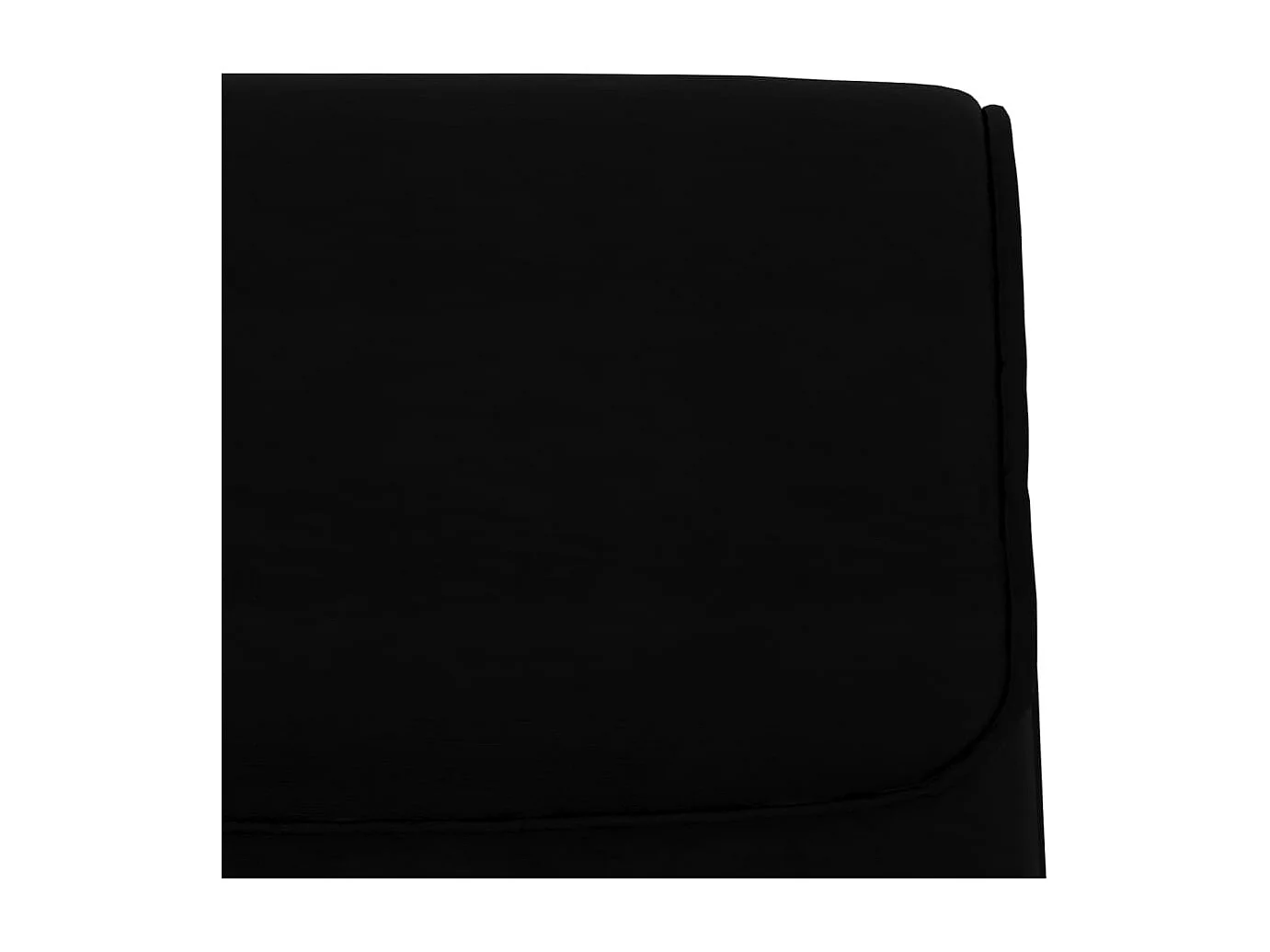 Panca Nera 100x64x80 cm Ecopelle