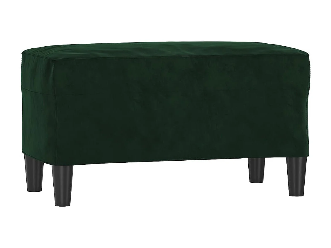 Banc Vert foncé 70x35x41 cm Velours
