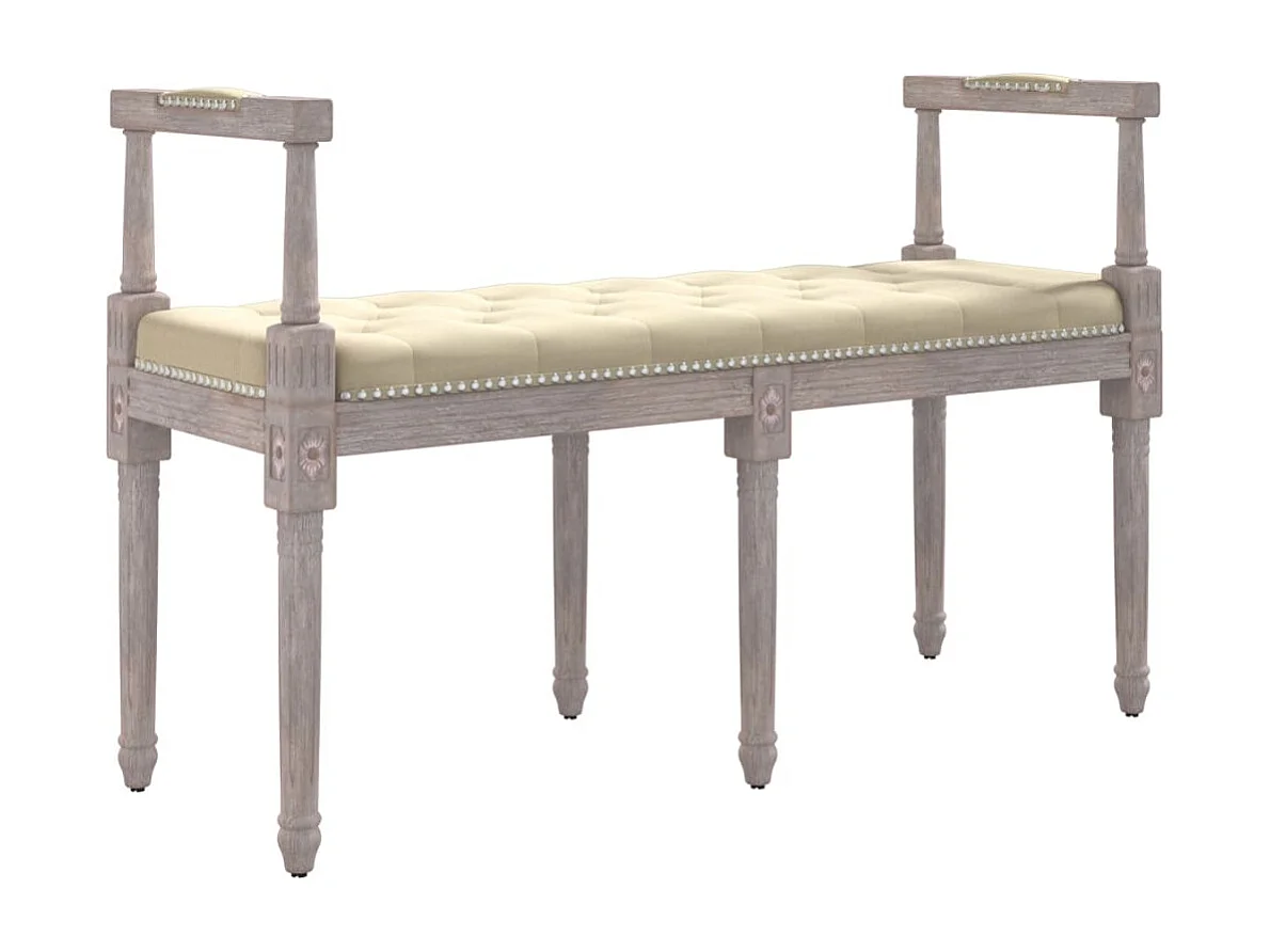 Bank 110x40x70 cm Leinen