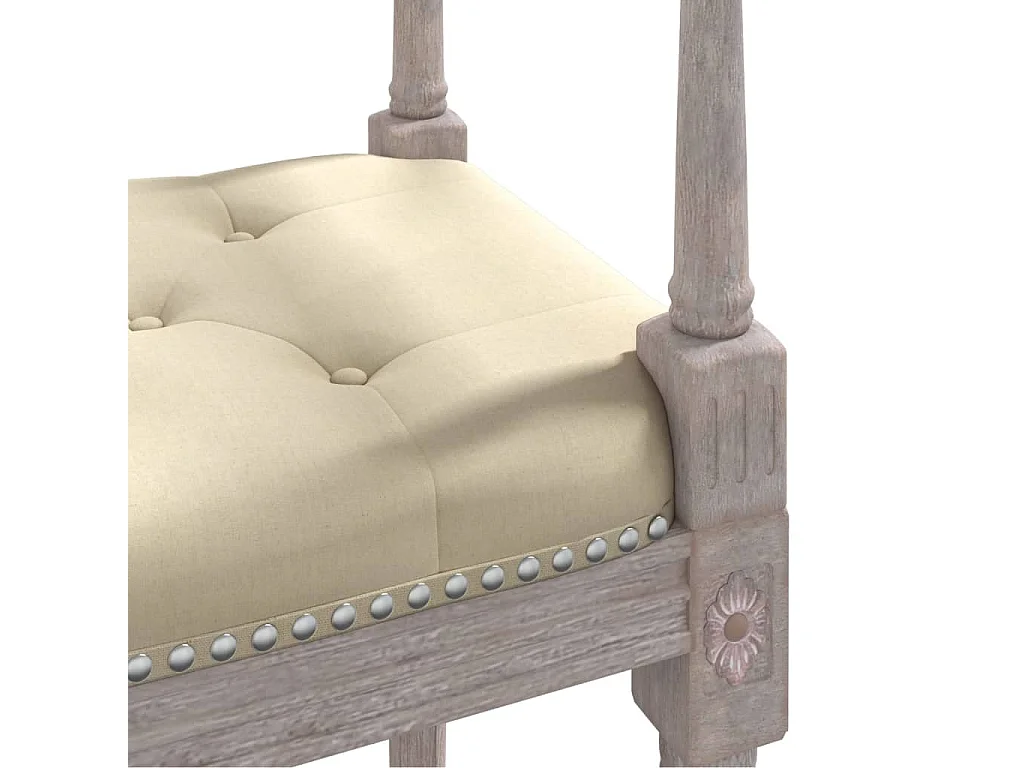 Bank 110x40x70 cm Leinen