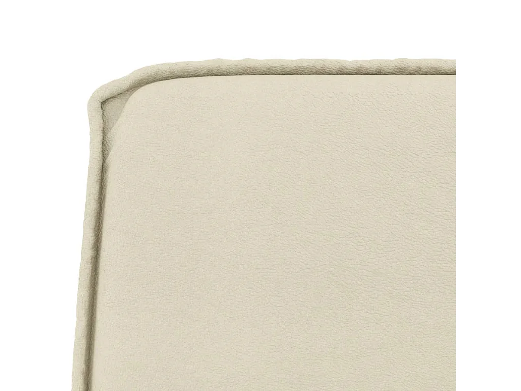 Banco color crema 100x75x76 cm Polipiel