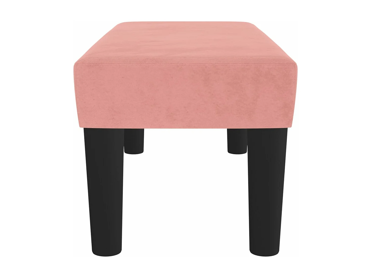 Banc Rose 70x30x30 cm Velours