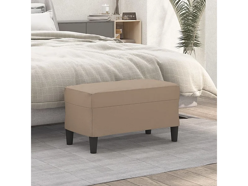 Banco Cappuccino 70x35x41 cm Couro Sintético