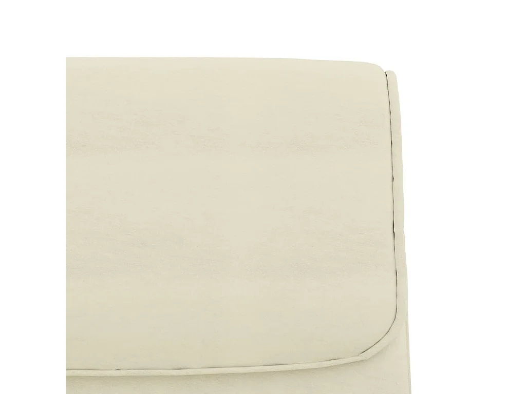 Cremefarbene Bank, 100 x 64 x 80 cm, Kunstleder