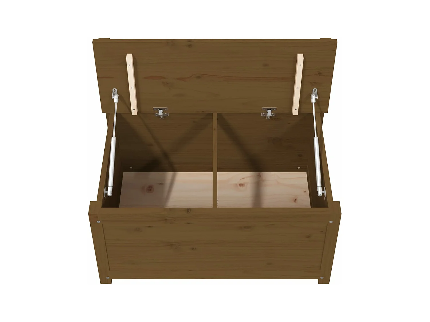 Banc Marron miel 80x41x77 cm Bois de pin massif