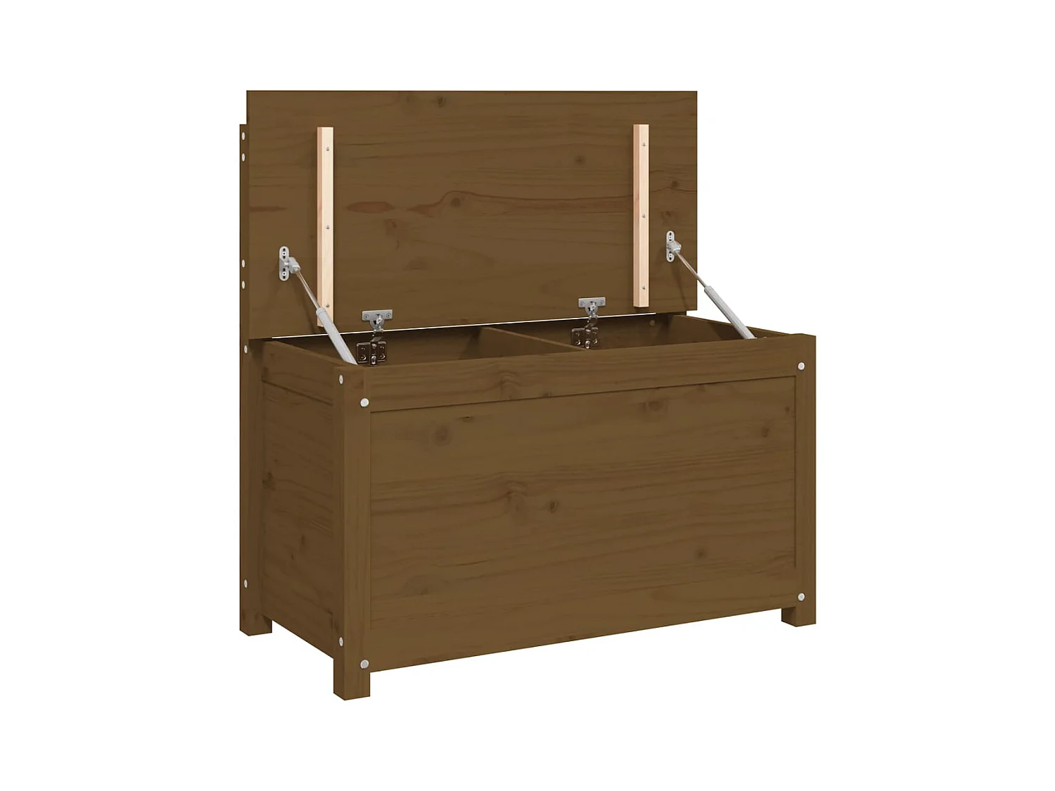 Banc Marron miel 80x41x77 cm Bois de pin massif