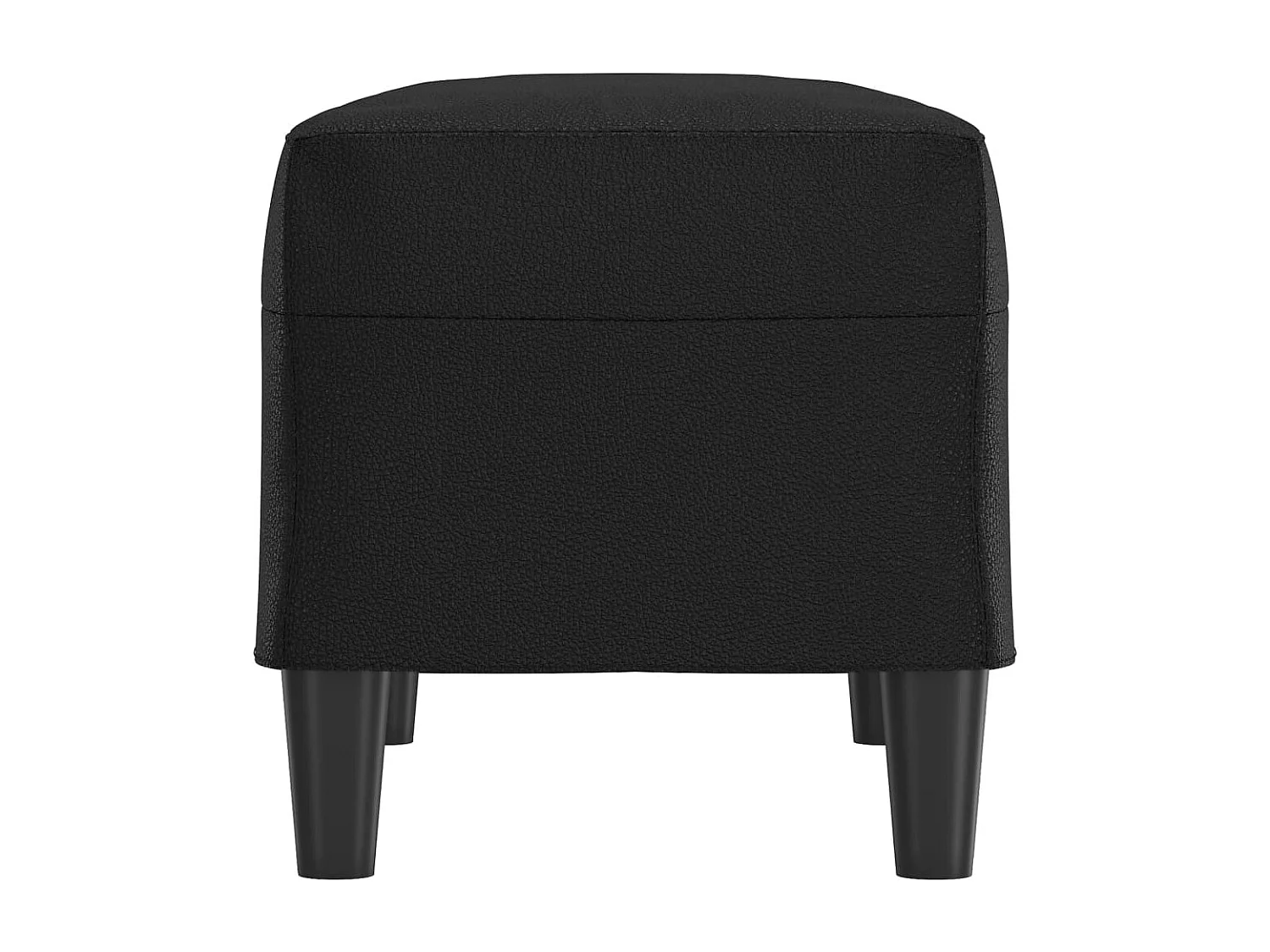Banc Noir 70x35x41 cm Similicuir