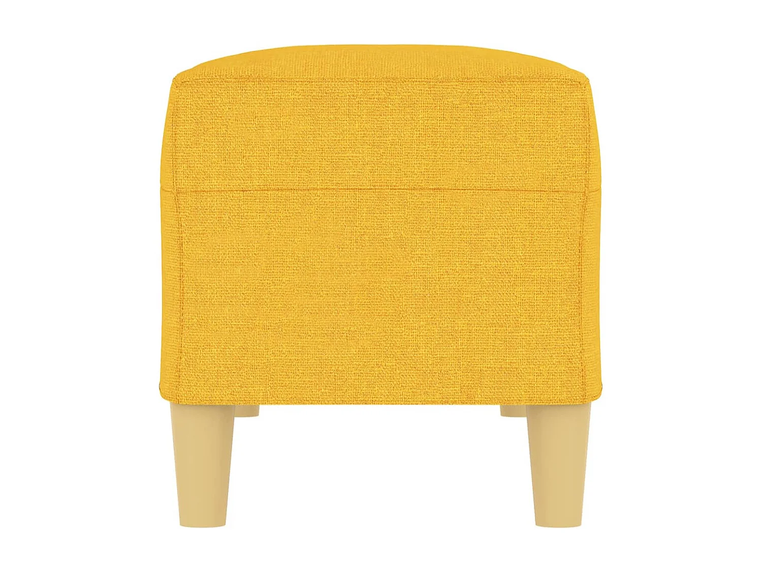 Banc Jaune clair 100x35x41 cm Tissu