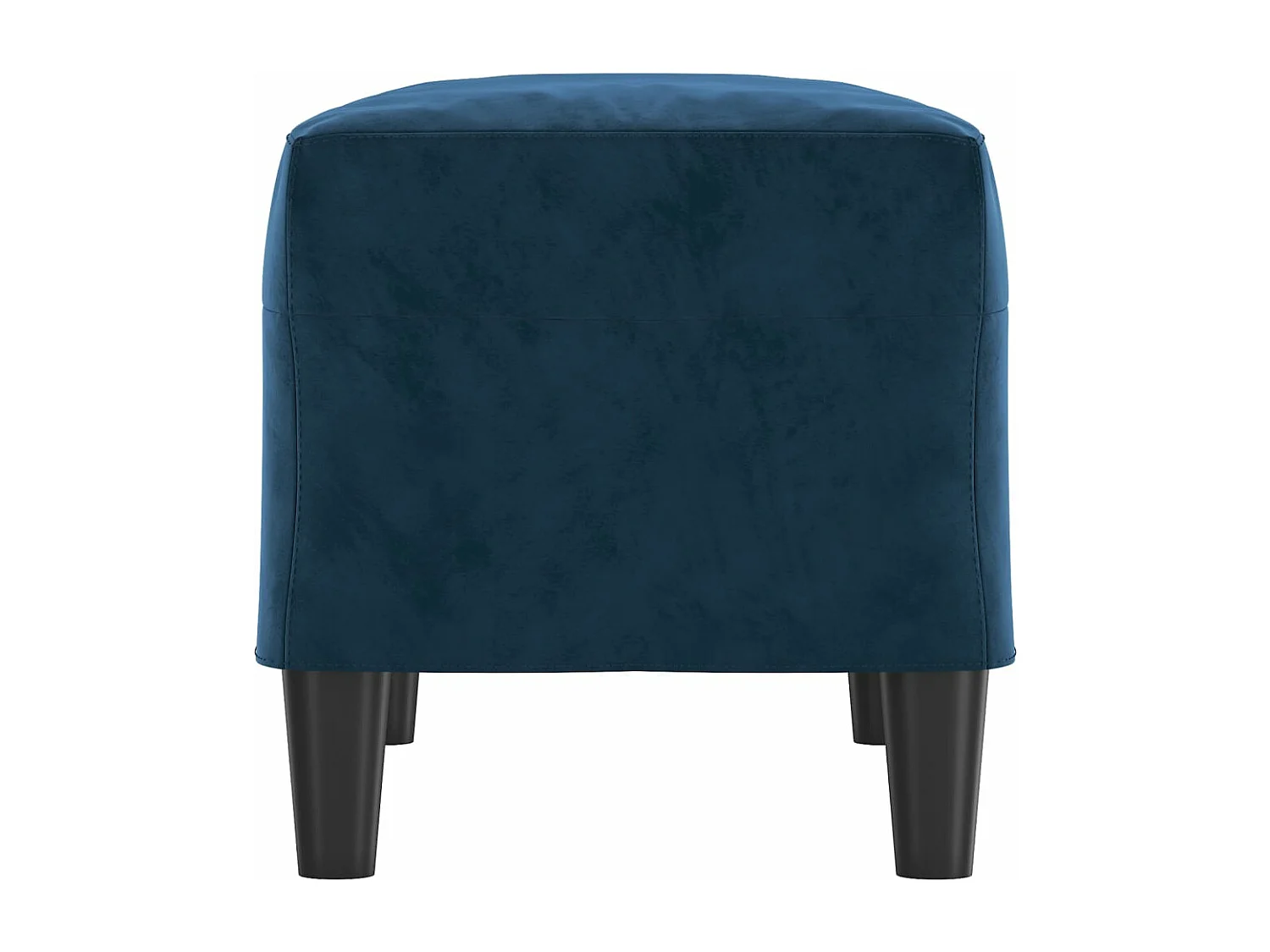 Banc Bleu 70x35x41 cm Velours