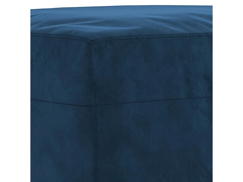 Banc Bleu 70x35x41 cm Velours