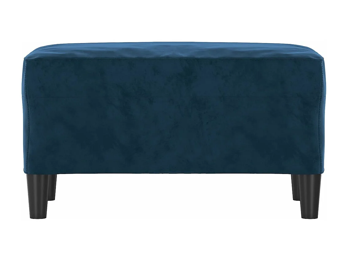 Banc Bleu 70x35x41 cm Velours