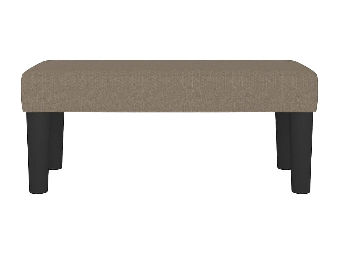 Banc Taupe 70x30x30 cm Tissu