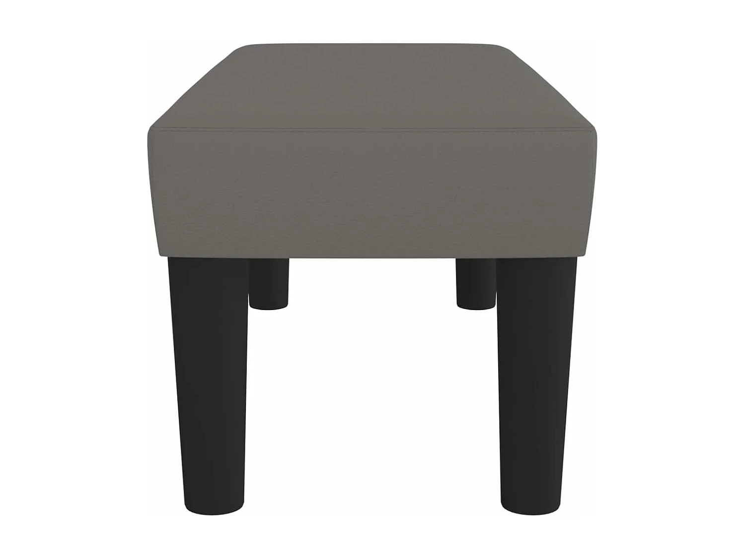 Banco Gris 70x30x30 cm Polipiel