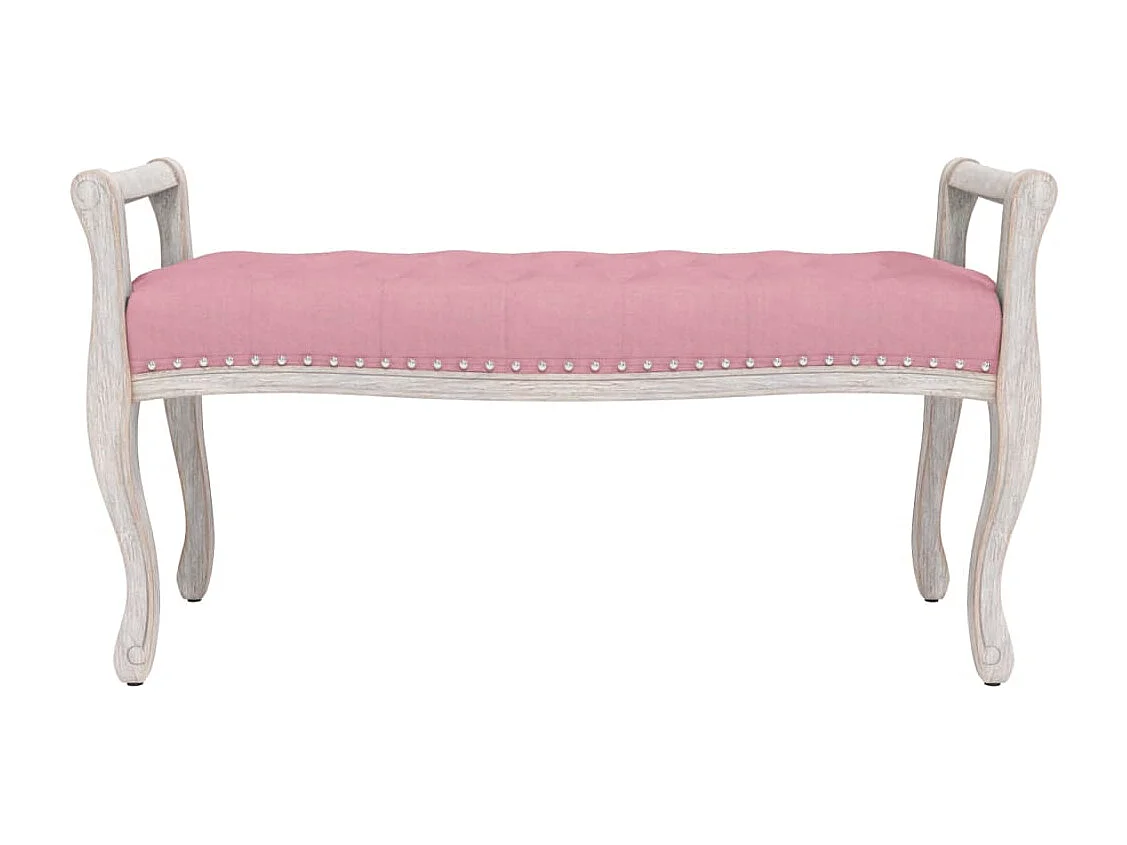 Rosa Bank 110x45x60 cm Samt