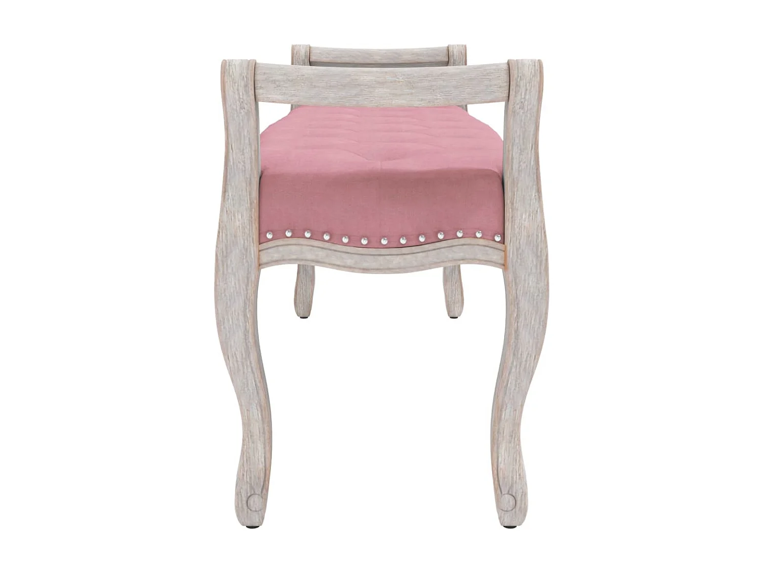 Rosa Bank 110x45x60 cm Samt