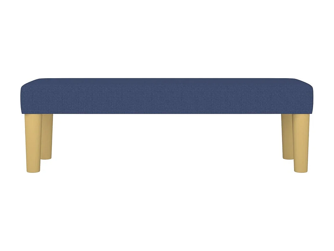 Banc Bleu 100x30x30 cm Tissu