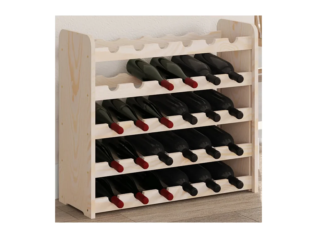 Casier à vin 67,5x25x60 cm Bois de pin massif
