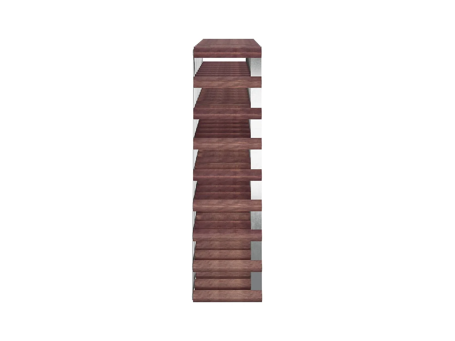 Casier à bouteilles pour 72 bouteilles Marron Bois pin solide