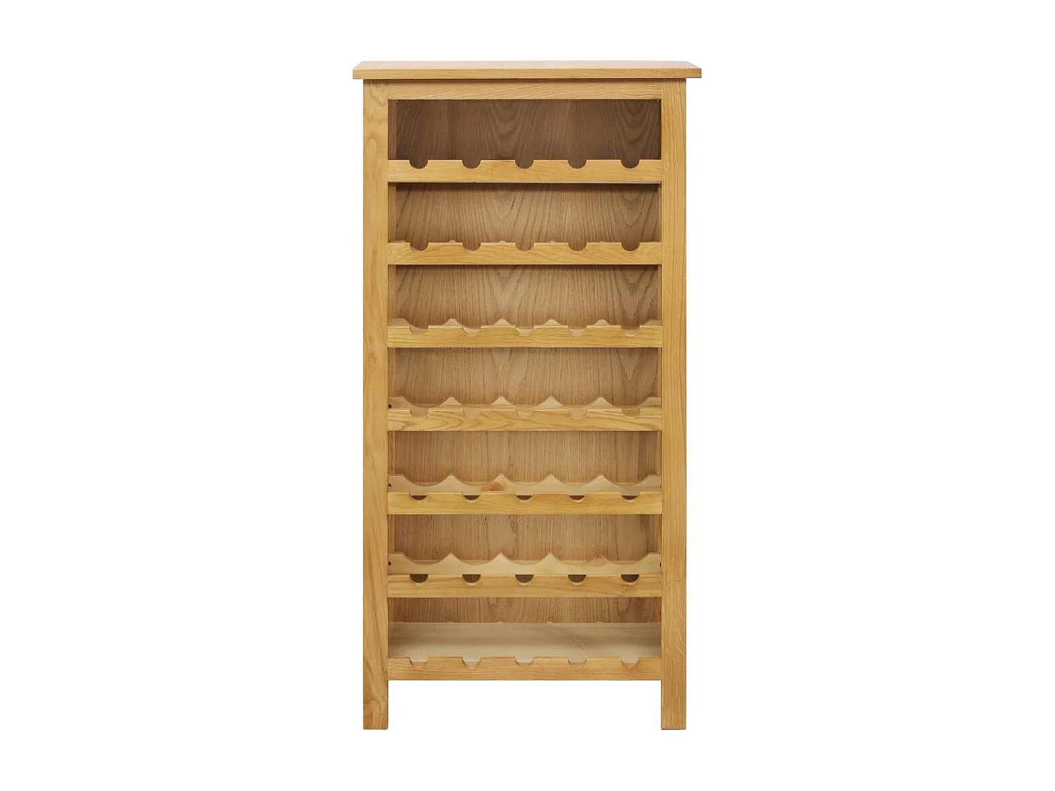Range bouteille 56x32x110 cm Bois de chêne solide