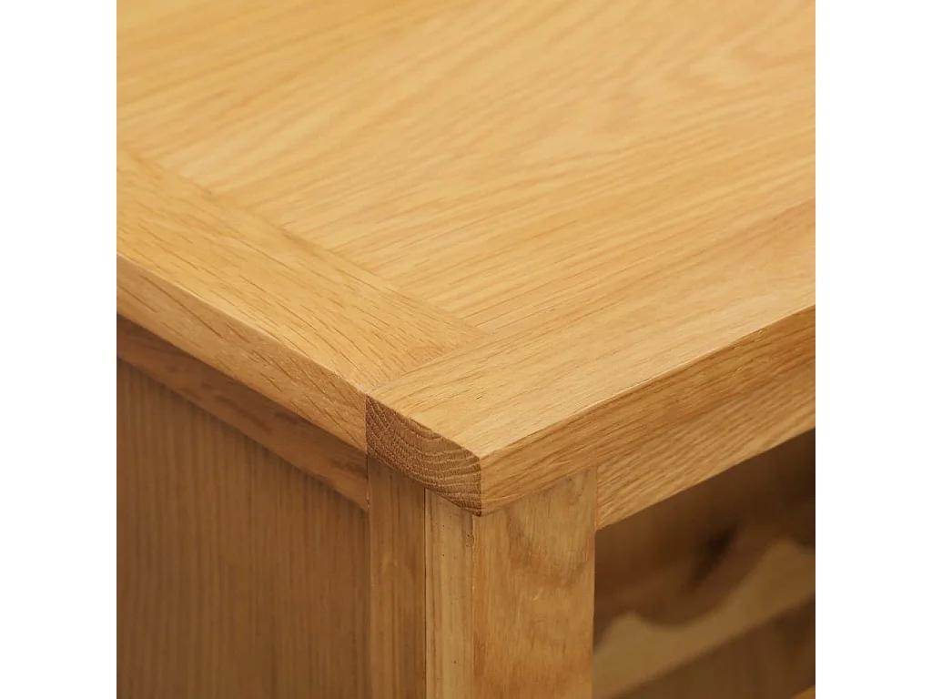 Range bouteille 56x32x110 cm Bois de chêne solide