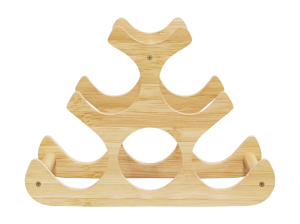 Weinregal für 6 Flaschen 35x18x25,5 cm Bambus