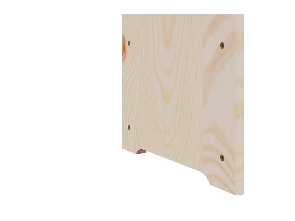 Wijnrek met bovenpaneel 43x25x37 cm massief grenenhout